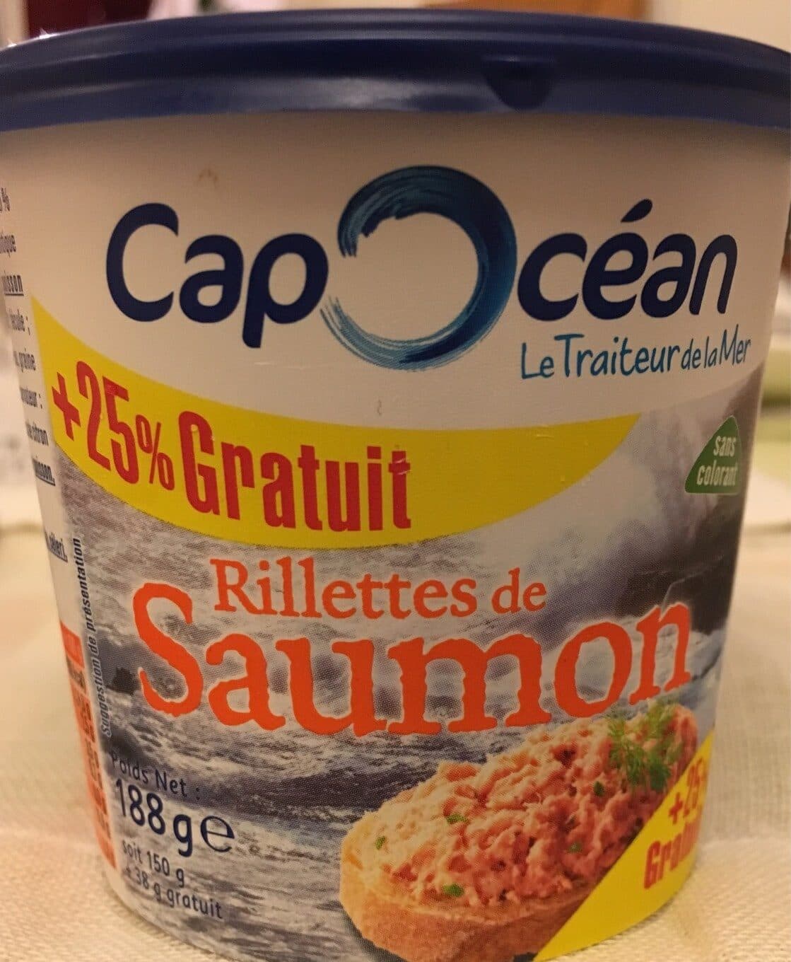 Cap Océan Rillettes de saumon packshot
