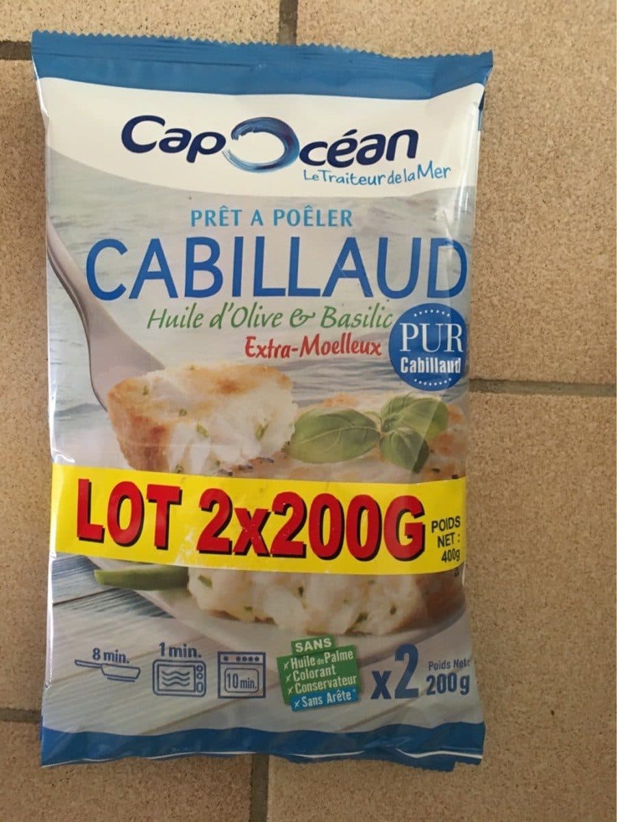Cap Océan Cabillaud prêt à poêler packshot