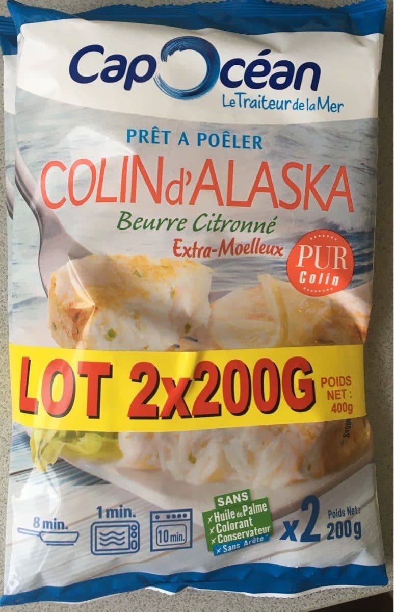 Cap Océan Colin d'Alaska Beurre Citronné packshot