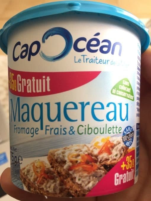 Cap Océan Maquereau Fromage Frais Et Ciboulette packshot
