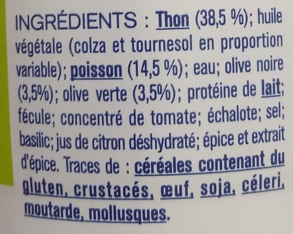Cap Océan Rillettes de thon aux olives packshot