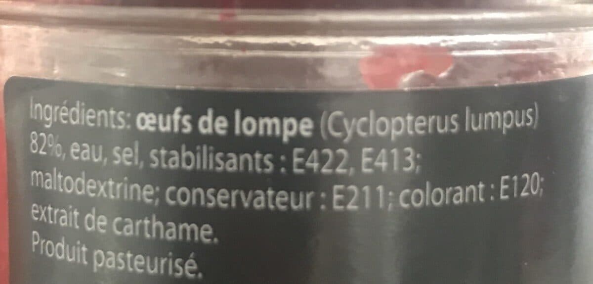 Open Food Facts Oeufs de Lompe Rouges packshot
