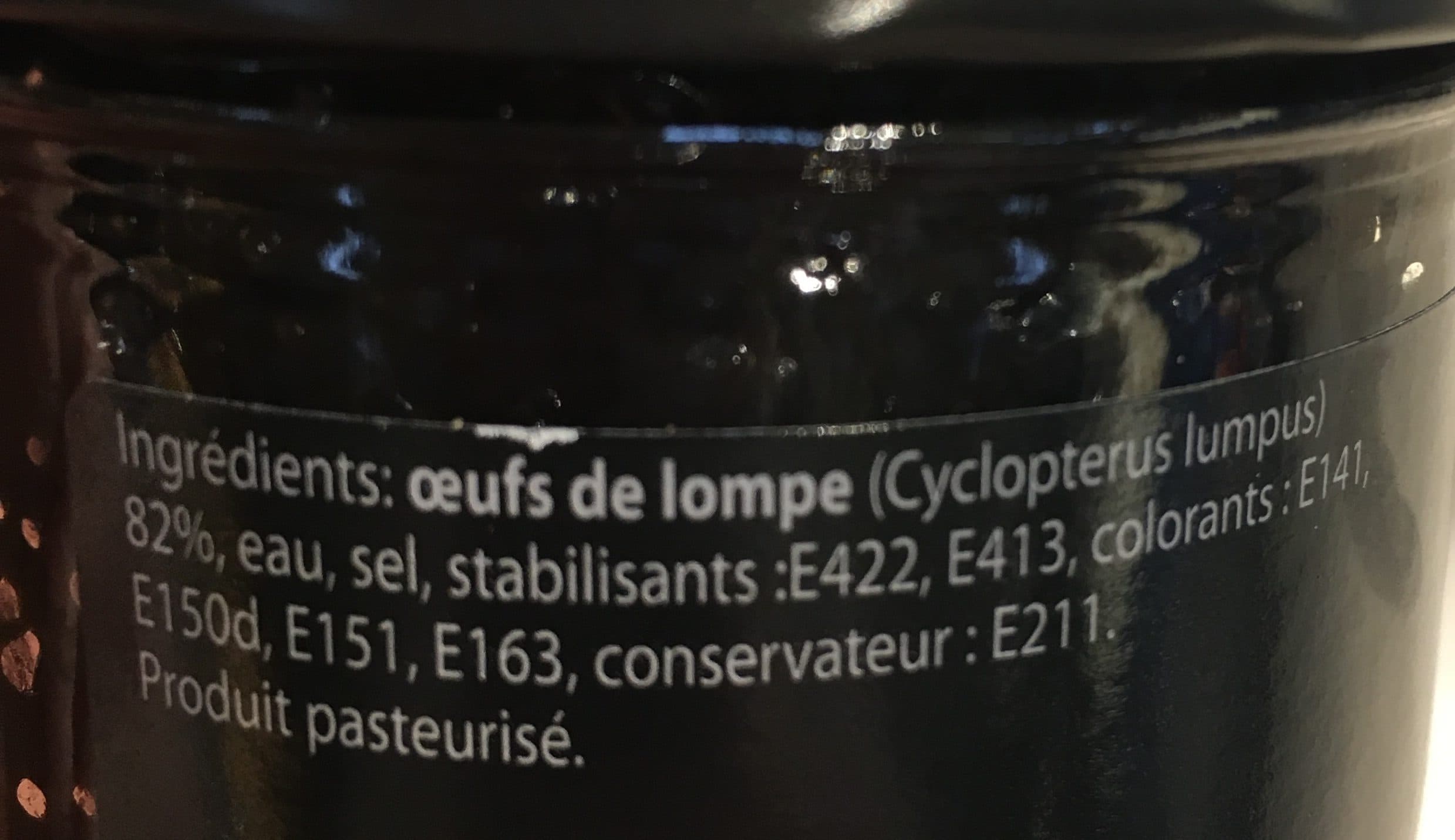 Agustson Oeufs de lompe noirs packshot