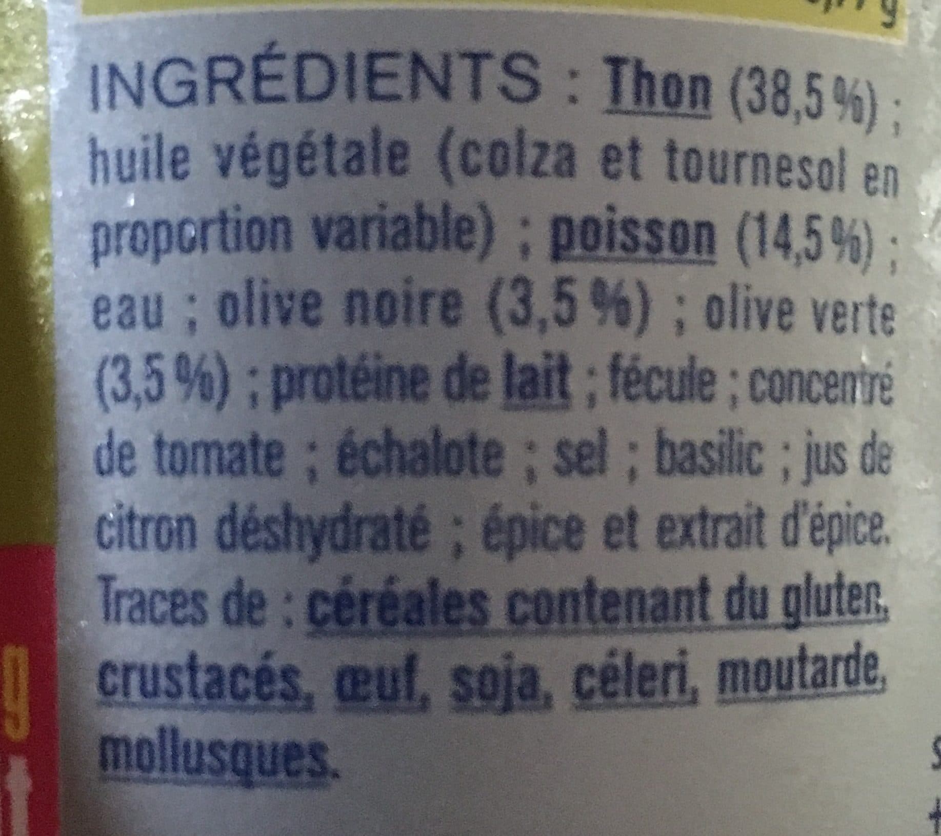 Cap Océan Rillettes de thon et olives packshot