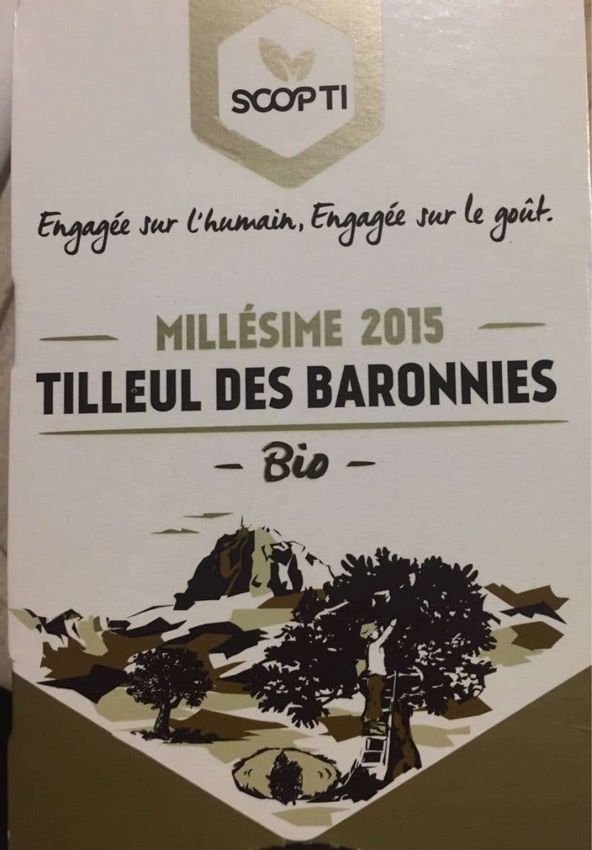 Scop ti Millésime tilleul des baronnies packshot