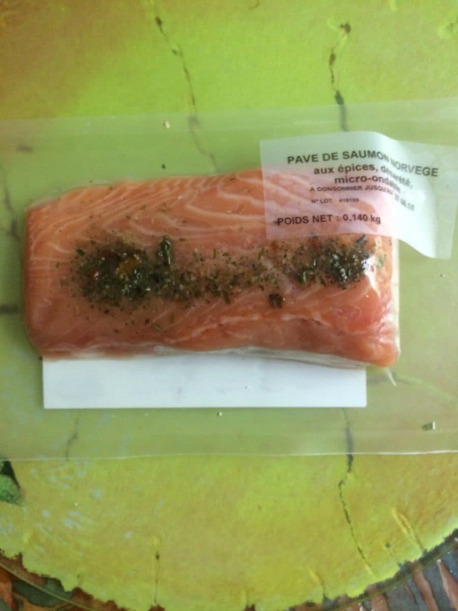 Mericq Pave Saumon Norvege aux epices packshot