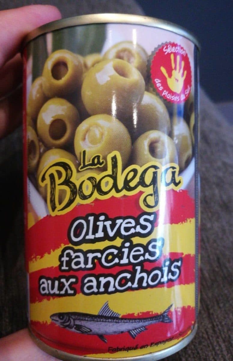 La Bodega Olives farcies aux anchois packshot