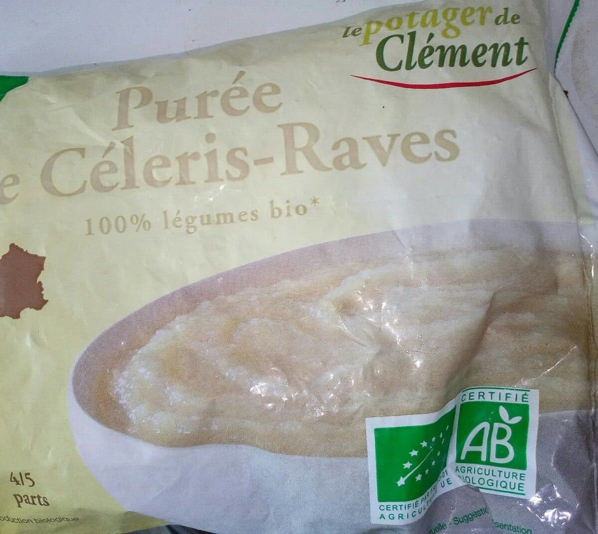 Open Food Facts Purée de céleris-raves packshot