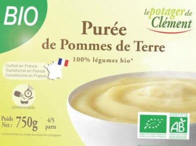 Le potager de Clément Purée de pommes de terre packshot