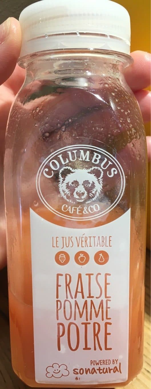 Columbus Café Fraise Pomme Poire packshot