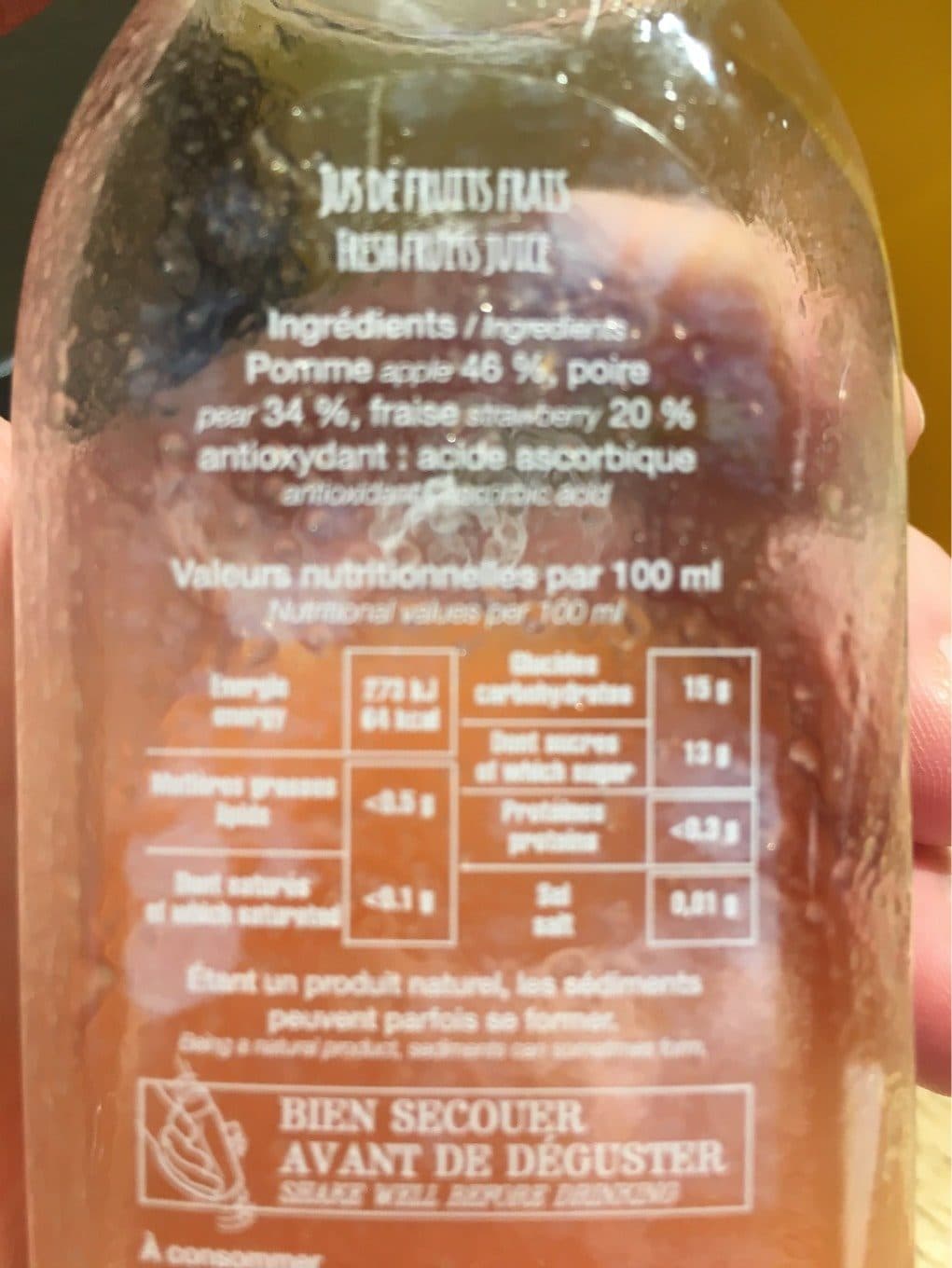 Columbus Café Fraise Pomme Poire packshot