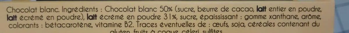 Open Food Facts Chocolat blanc packshot