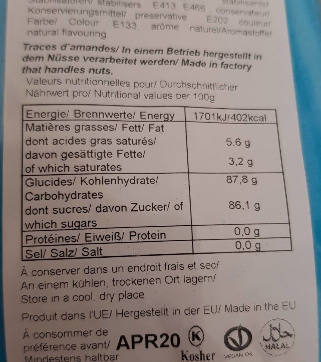 Open Food Facts Pâte à sucre packshot