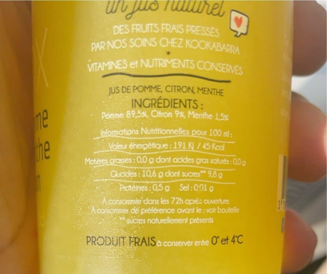 Open Food Facts Detox juice packshot