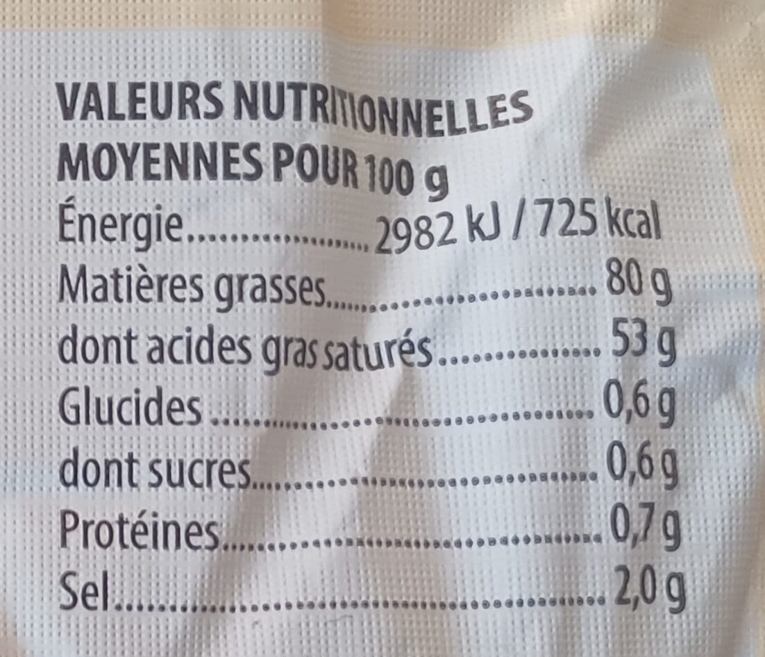 Ker Argoët Beurre de baratte demi sel packshot