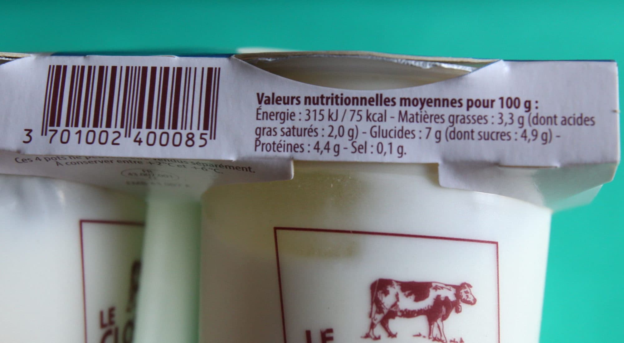 Le Clos des Vaches Yaourts Nature packshot