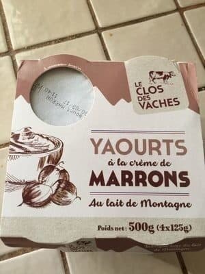 Grand Frais Yaourts Marrons Au Lait Montagne packshot