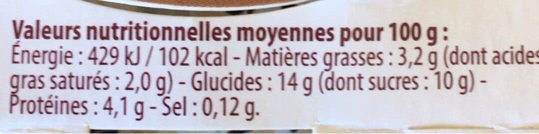 Grand Frais Yaourts Marrons Au Lait Montagne packshot