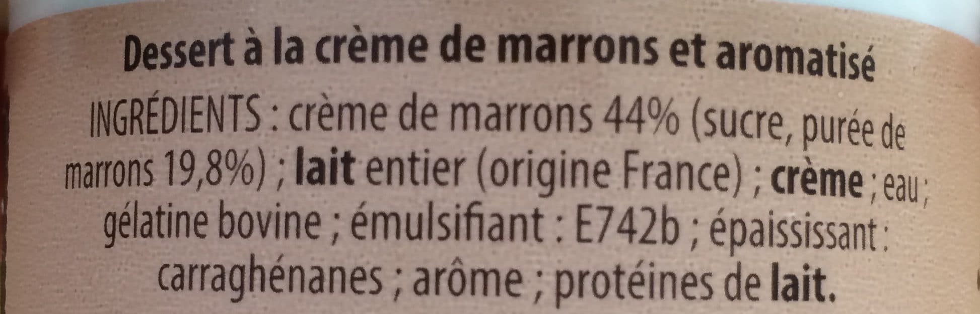 Doux Secrets Mousse a la crème de marrons packshot