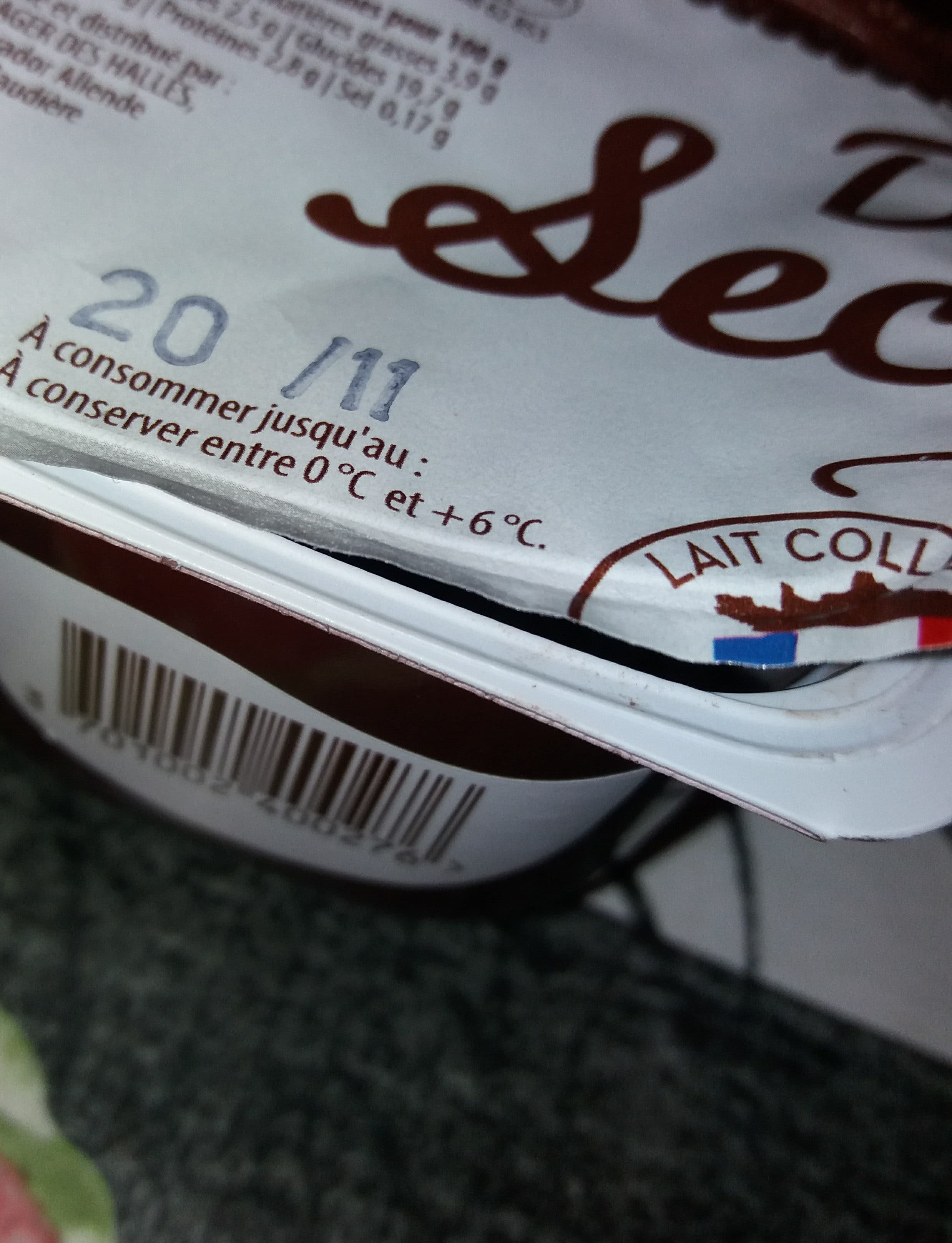 Doux Secrets Crème dessert chocolat packshot