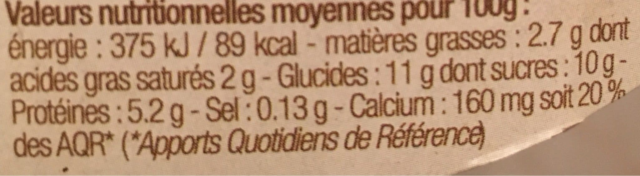 La Pâturière Yaourt saveur citron packshot