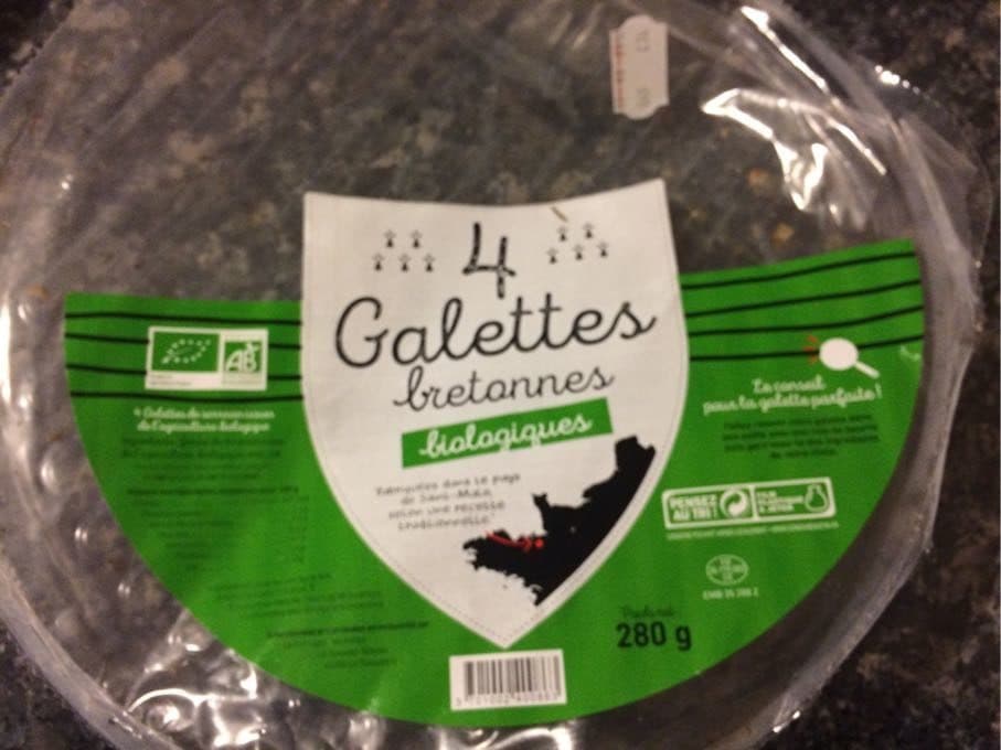 Galettes de St-Malo 4 Galettes Bretonnes Biologiques packshot