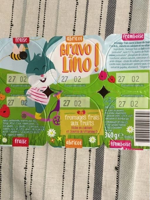 Bravo Lino Petits Suisses Bravo Lino packshot