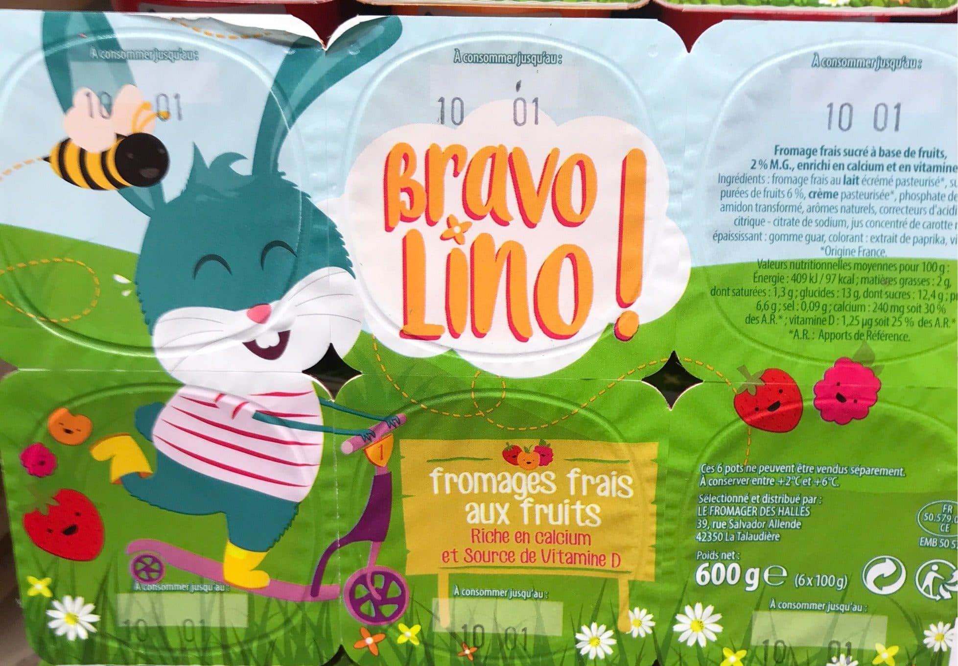 LA TRIBU DES GOURMANDS Fromage frais aux fruits packshot