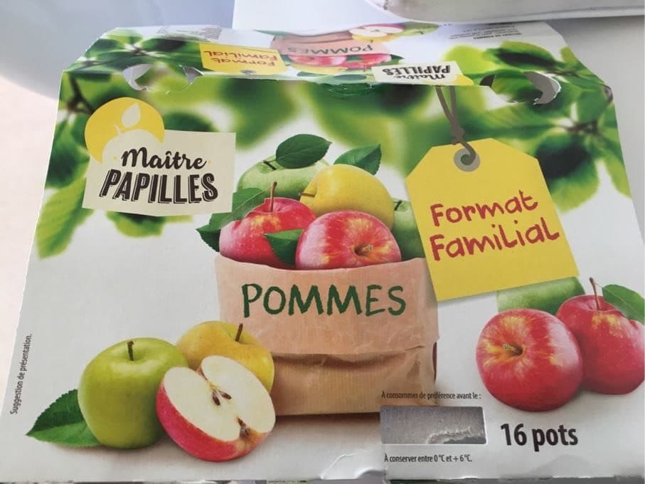 Maitre Papilles Compote De Pomme packshot