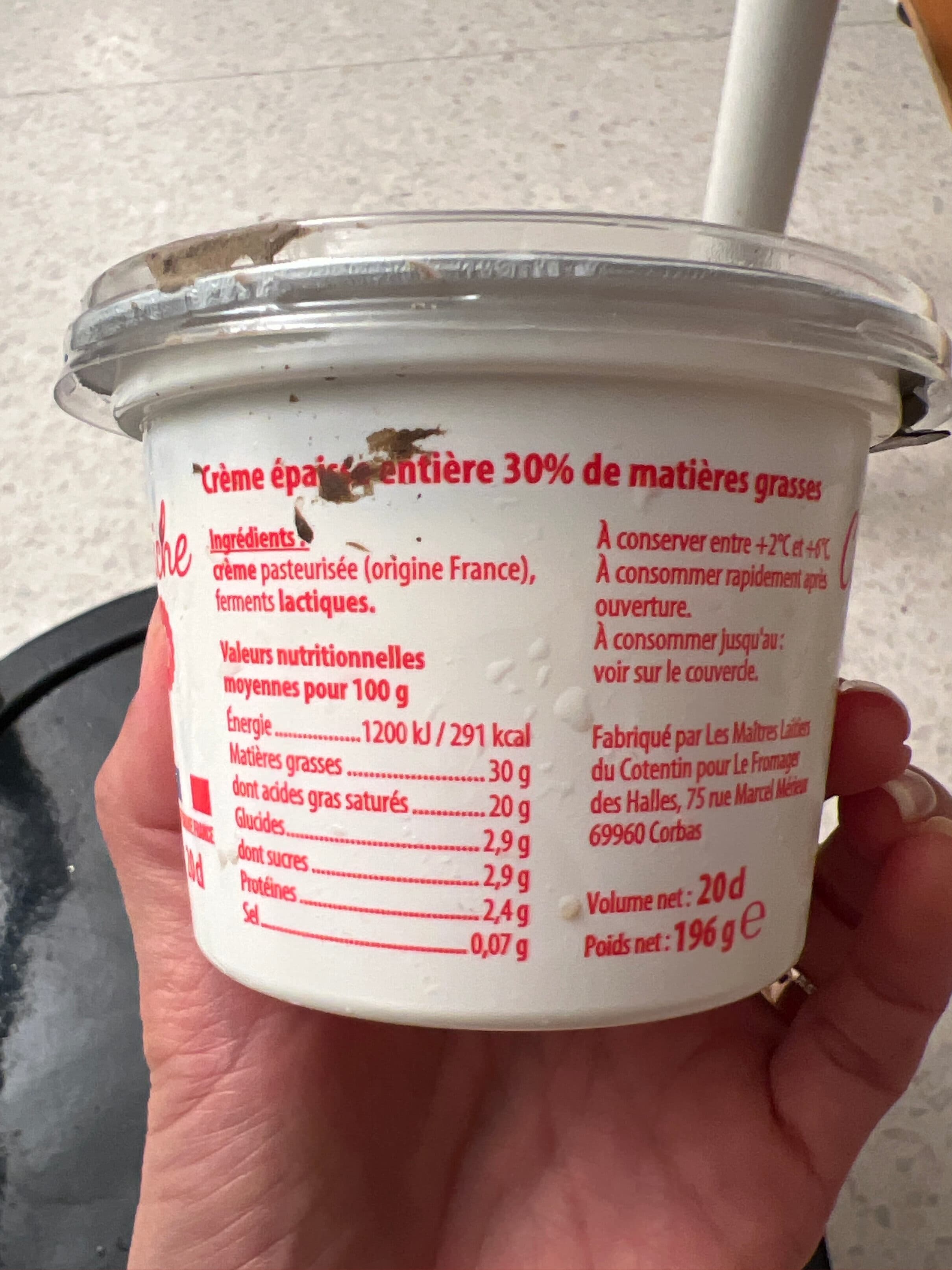 Nejelis Creme fraiche packshot