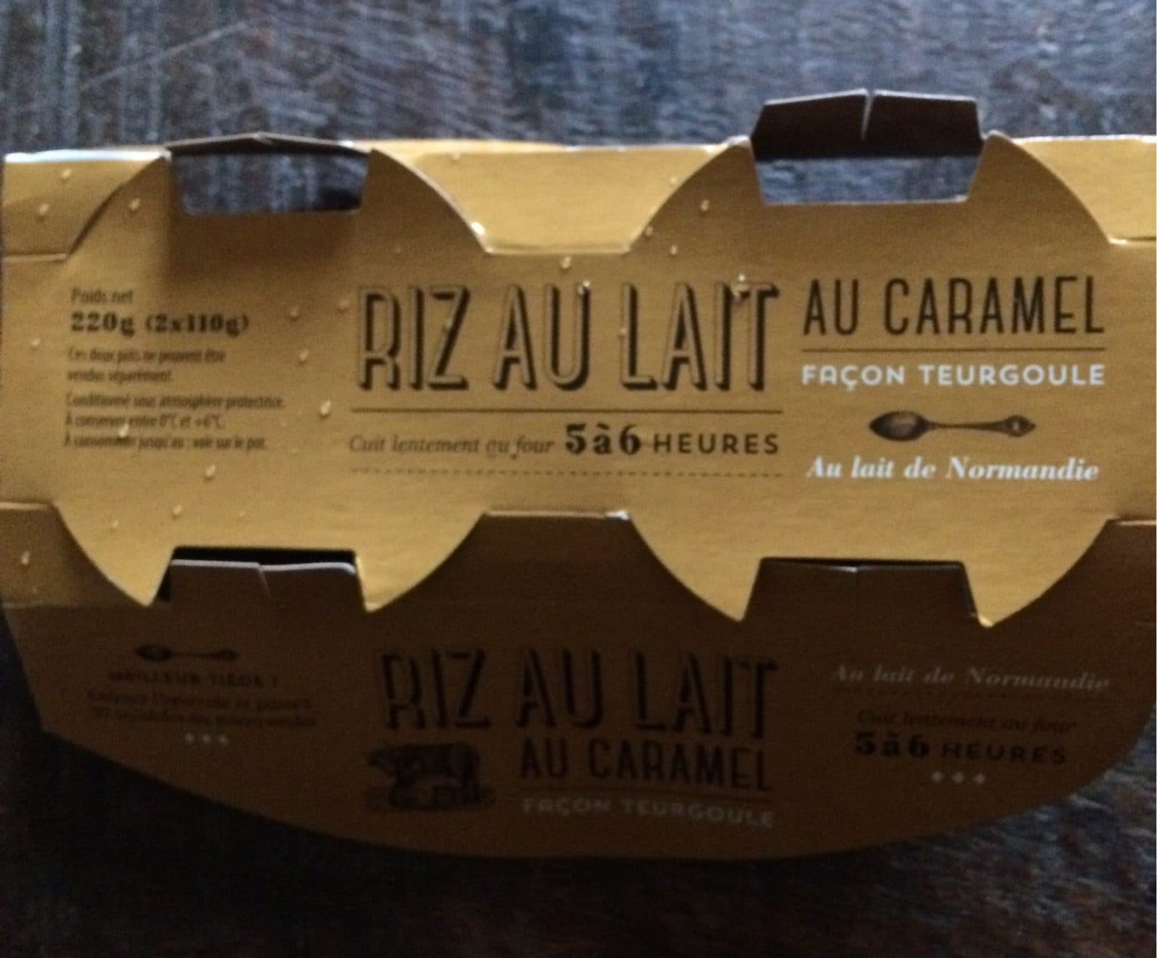 Le Fromager Des Halles Riz au lait au caramel packshot