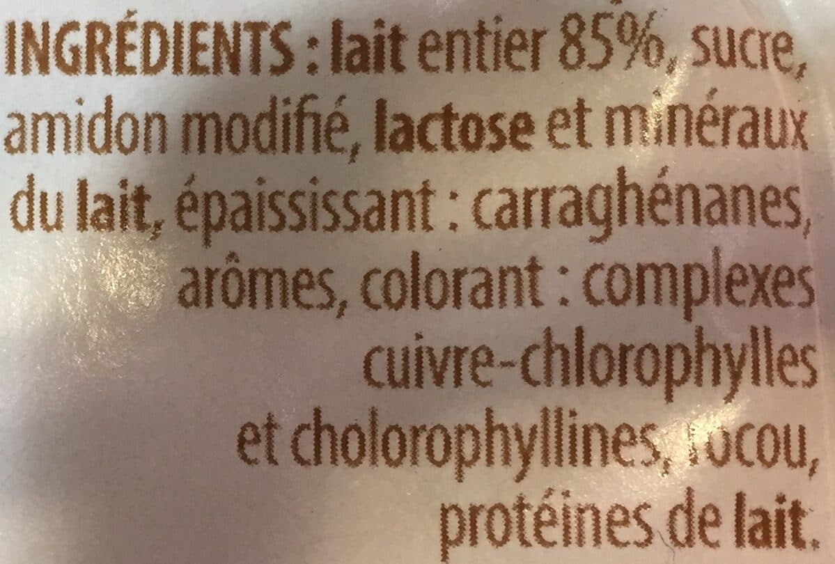 Doux Secrets Doux secrets - Crème dessert saveur pistache packshot