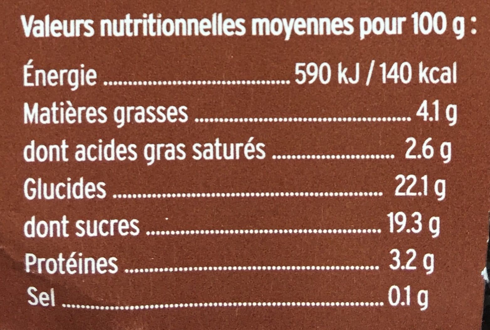 Monbertille Creme dessert au chocolat packshot