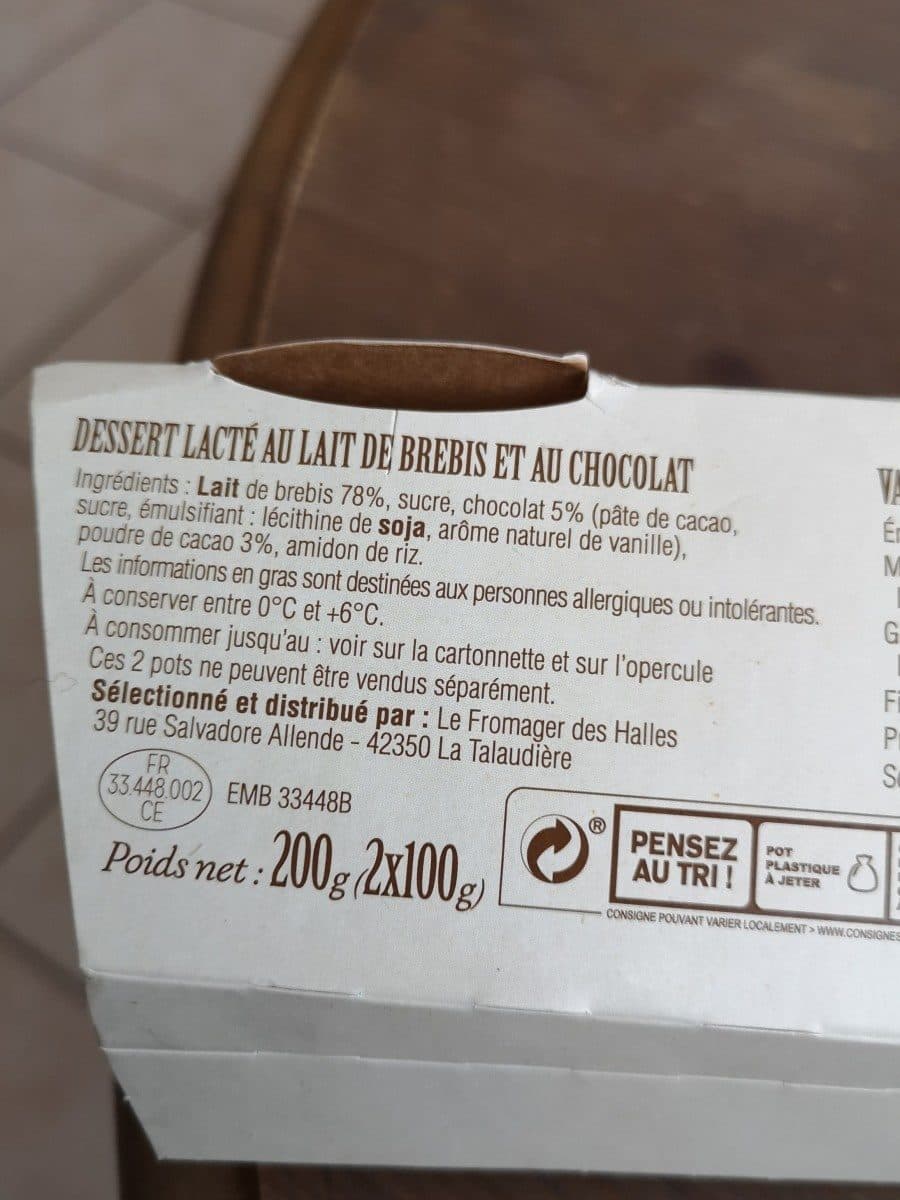 La Paturière Crème dessert chocolat packshot