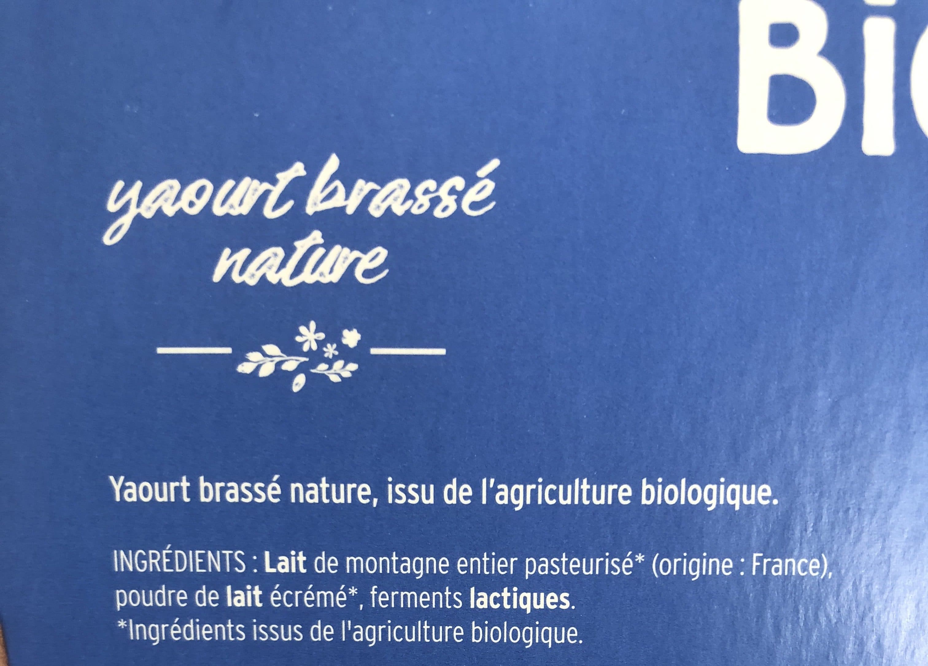 Monbertille Yaourt brasse nature packshot