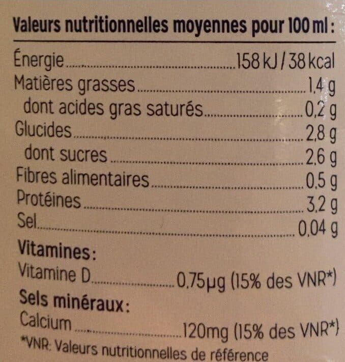 Open Food Facts Soja nature packshot