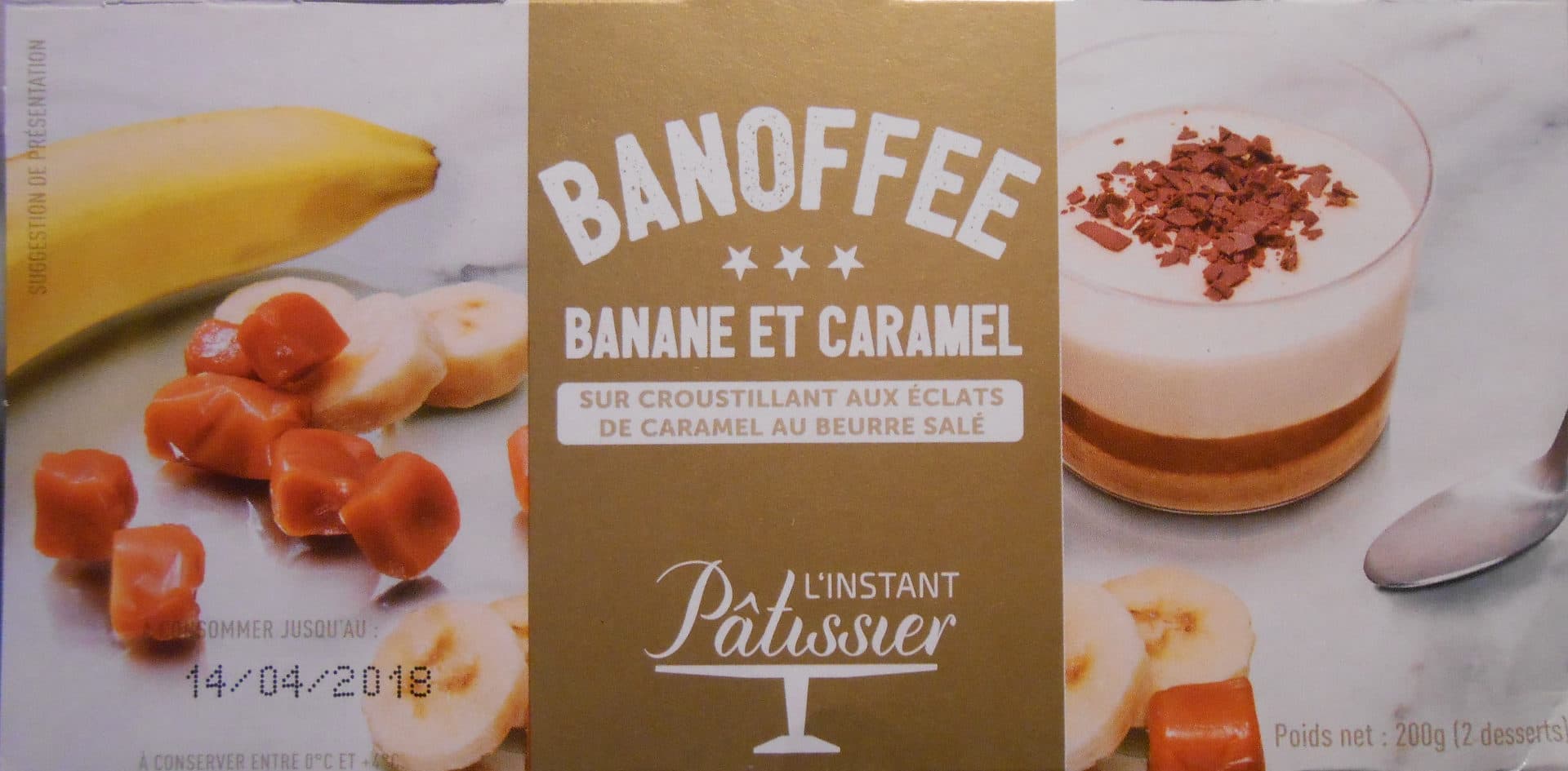 L'instant pâtissier Banoffee packshot