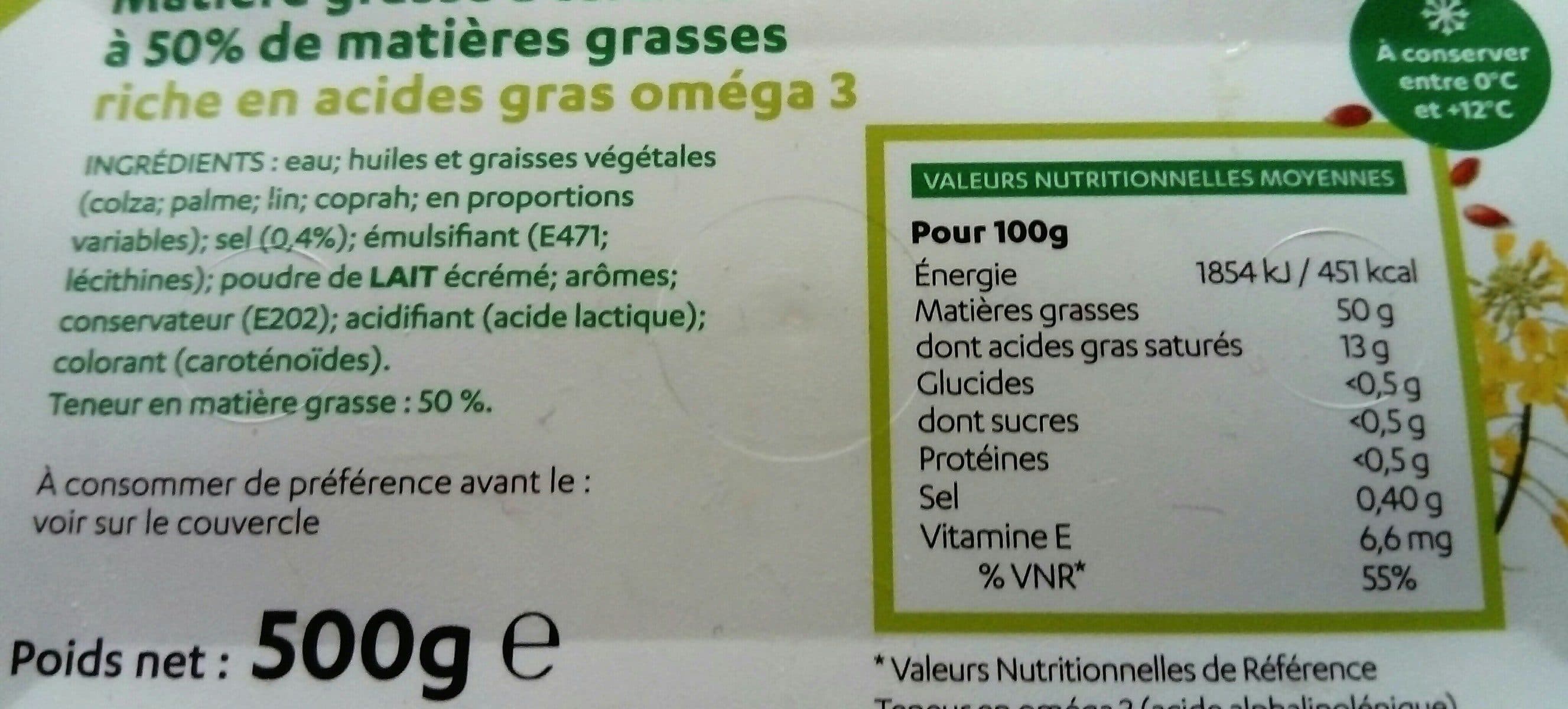 LE FROMAGER DES HALLES Matière grasse végétale packshot