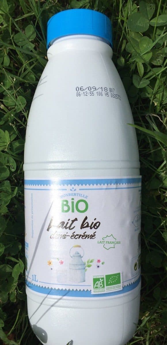 Open Food Facts Lait Bio demi-écrémé packshot