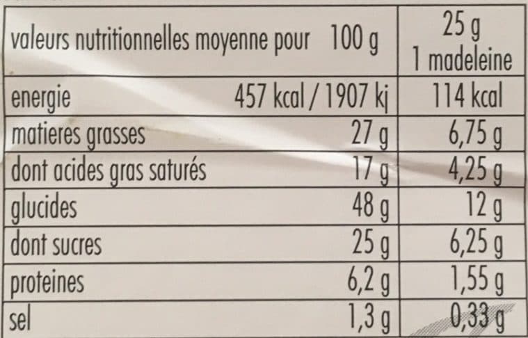 Biscuiterie Jeannette Vahiti Madeleines Pur Beurre d'Isigny AOP et œufs de poules élevées en plein air packshot