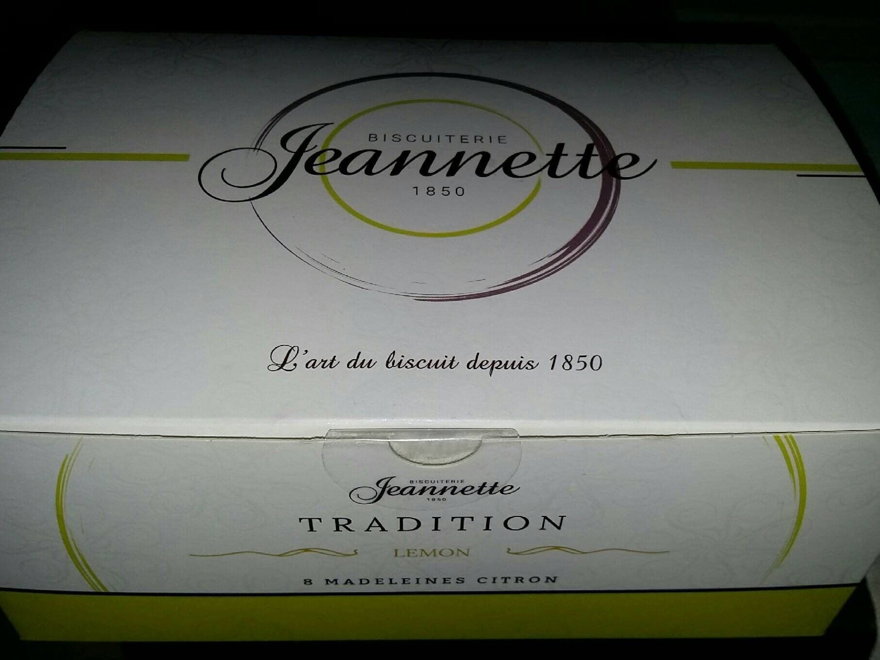 Biscuiterie Jeannette Madeleines packshot