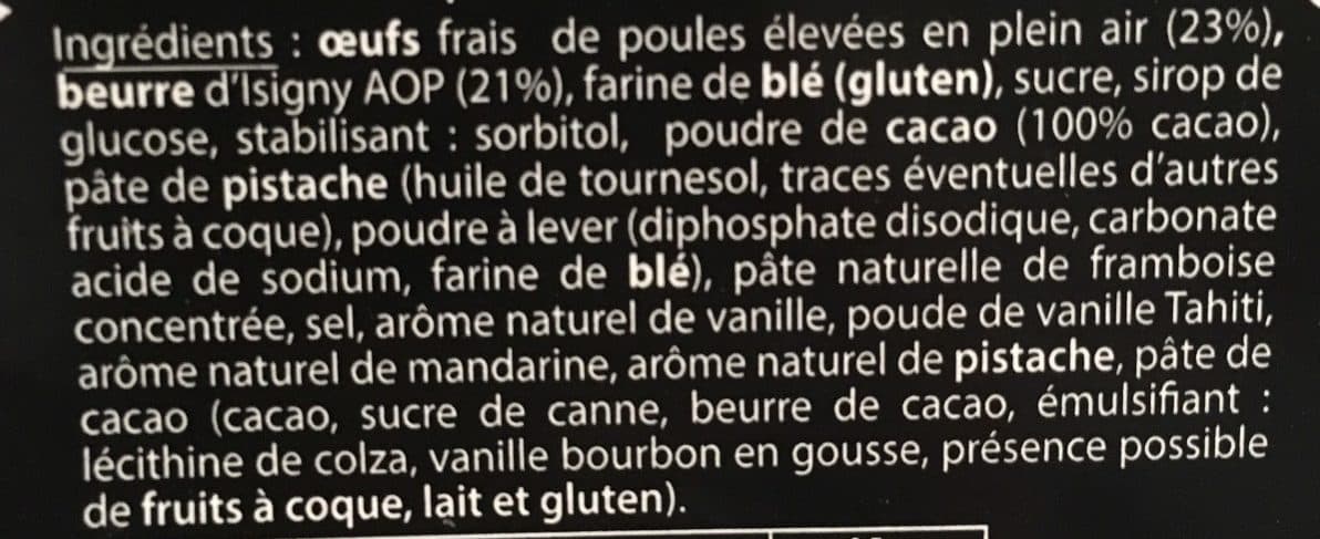 Biscuiterie Jeannette Madeleine Cœur de Chocolat packshot