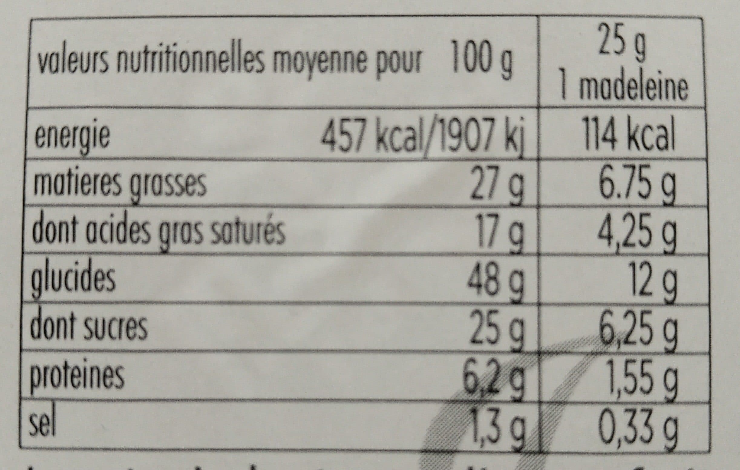 Biscuiterie Jeannette Madeleines pur beurre d’Isigny AOP et aux oeufs packshot