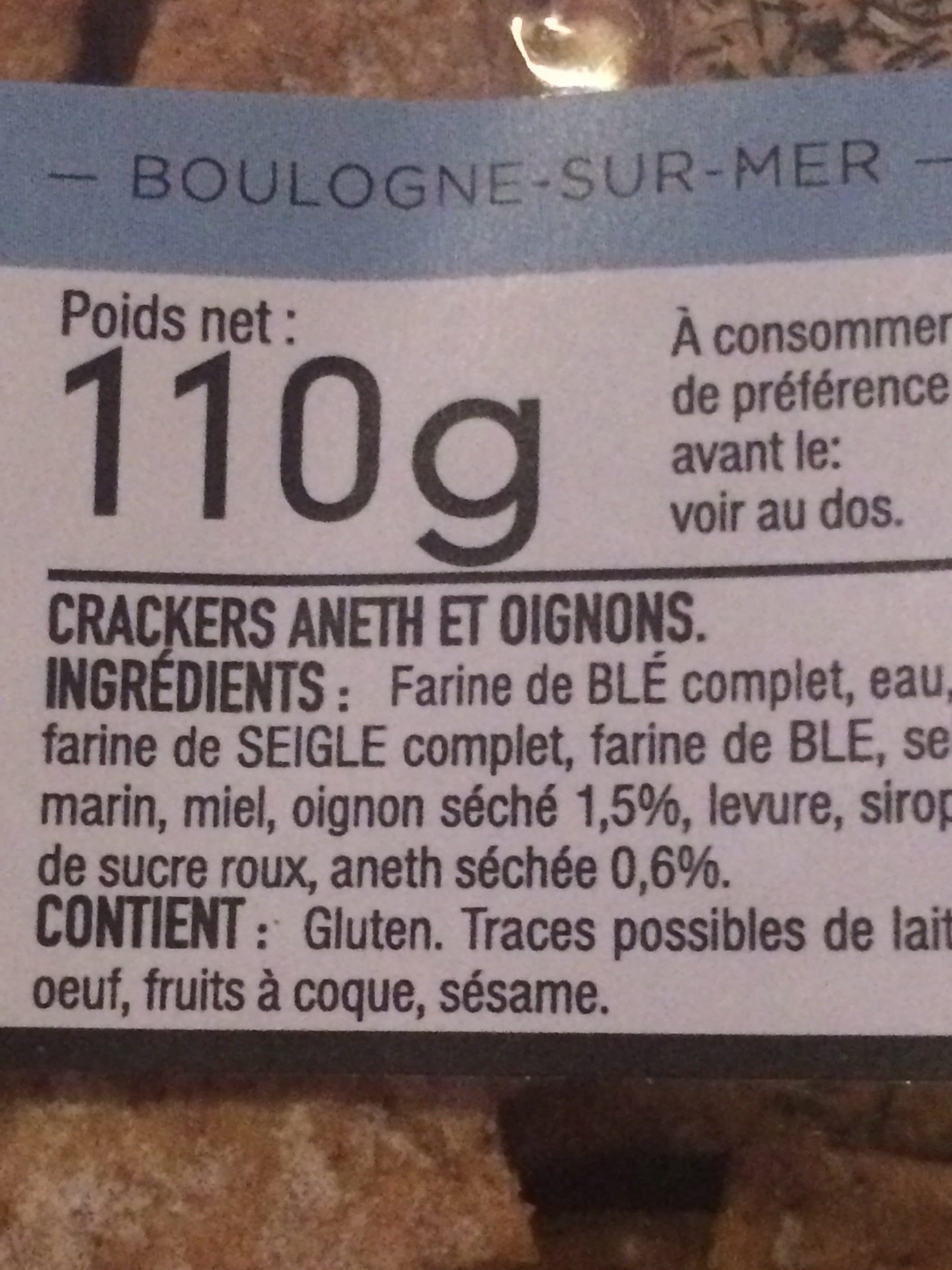 Jean & Freres Crackers packshot