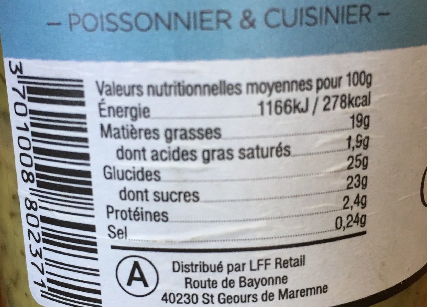Jean & Frères Sauce Gravelax packshot