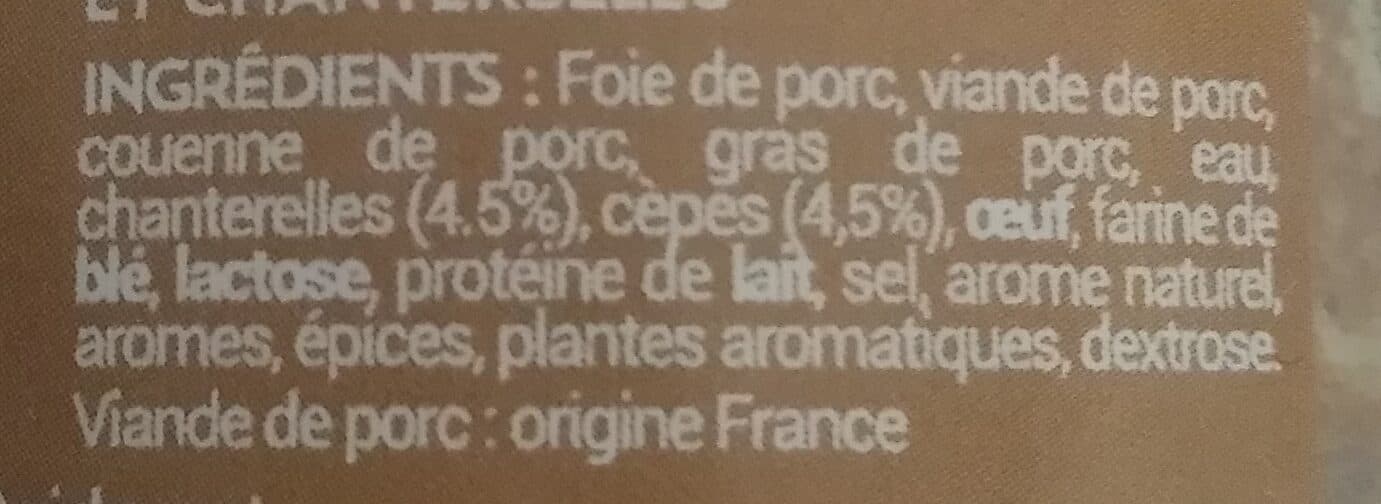 Maison Sauveterre Terrine forestière packshot