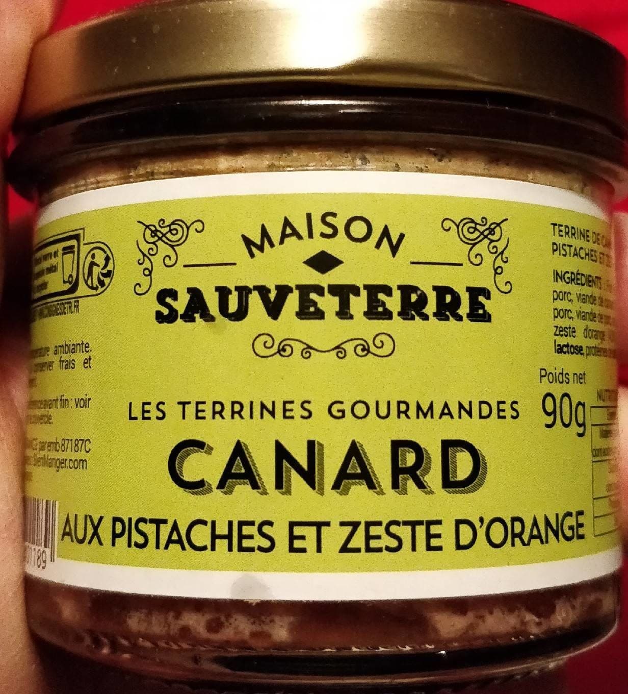 Maison Sauveterre Terrine de canard packshot
