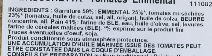 Sophie H & Co Bruschetta de Sophie Tomates Emmental packshot