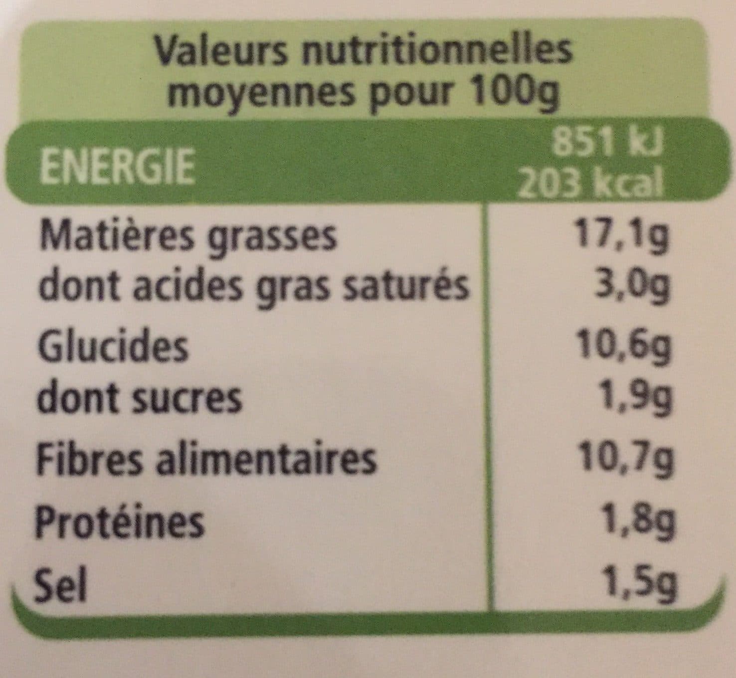 Les Crudettes Guacamole épicé packshot