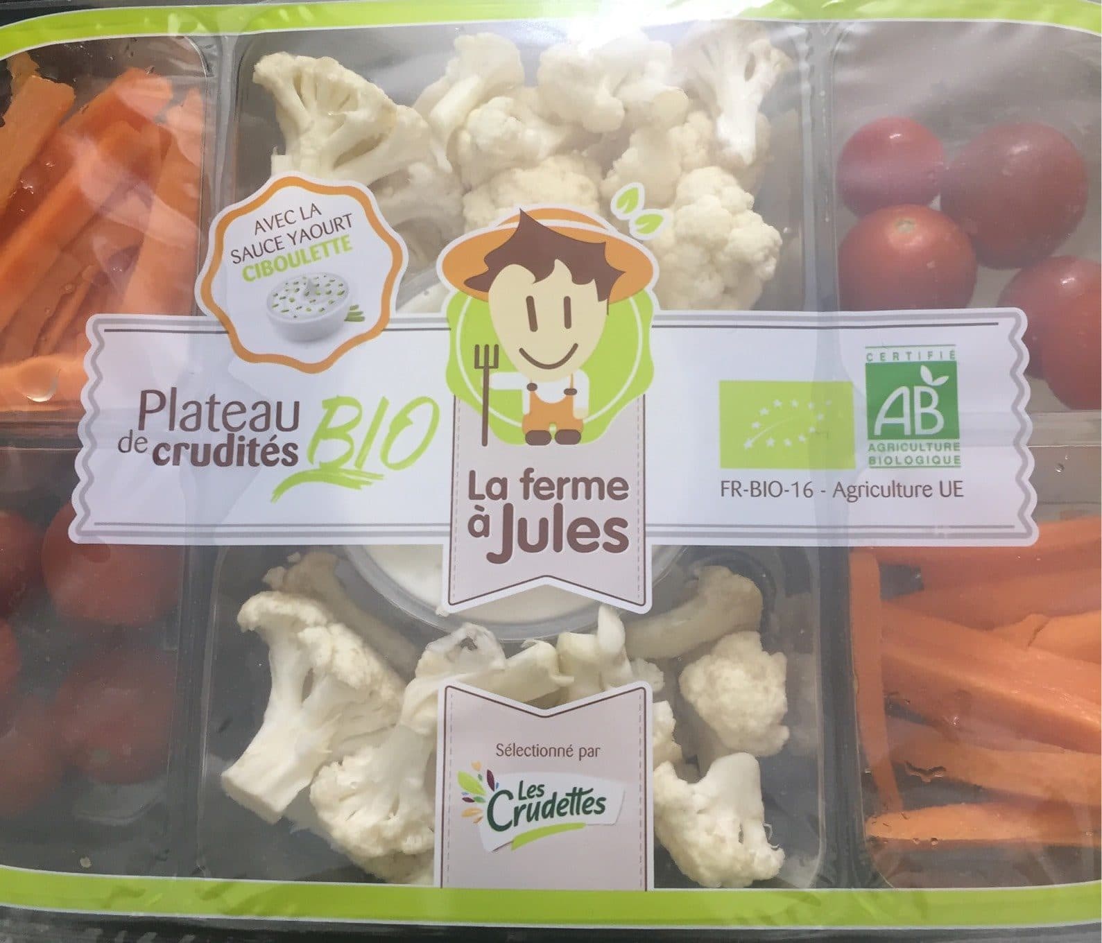 Les Crudettes Plateau de crudités packshot